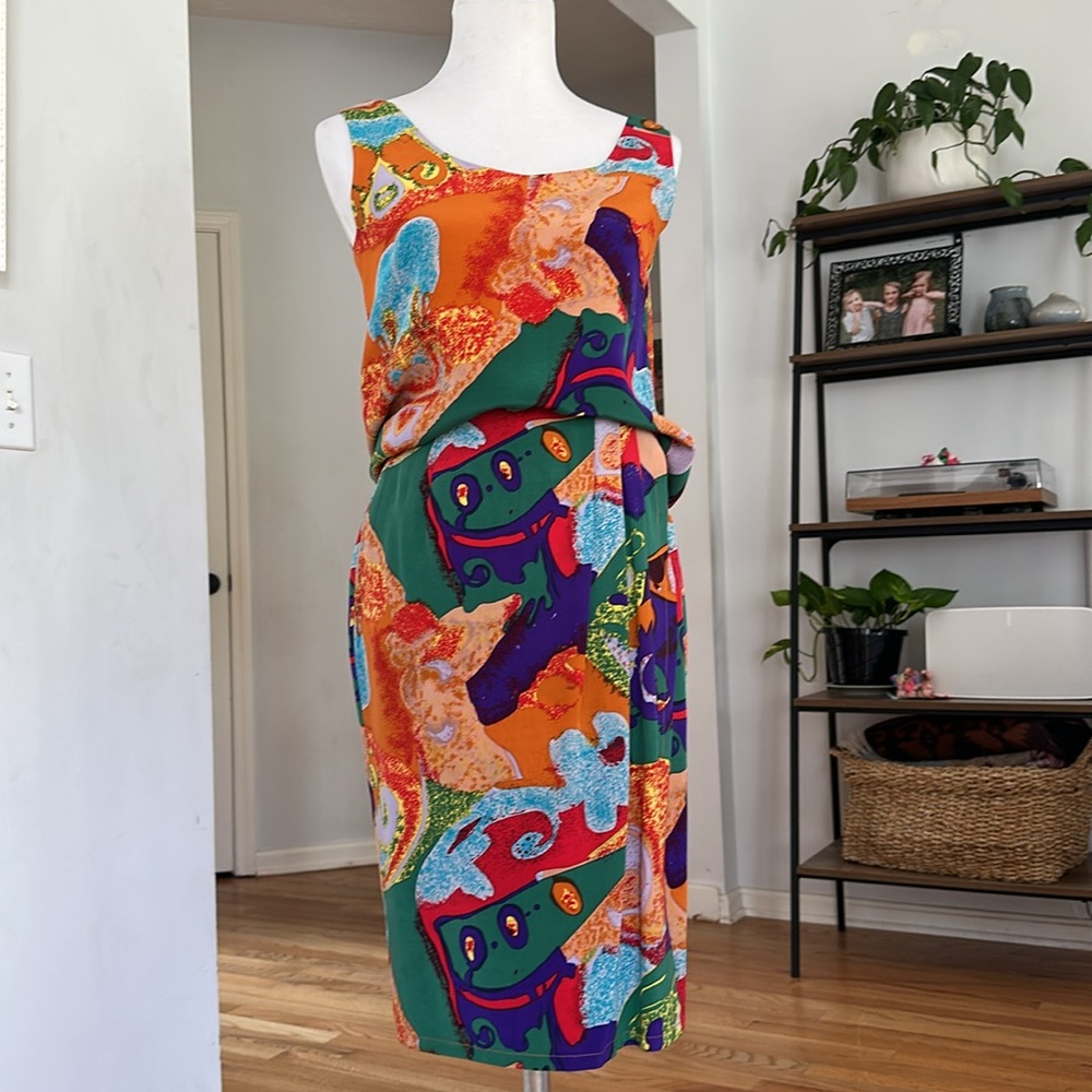 Doncaster Multicolor Abstract Two Piece Srt